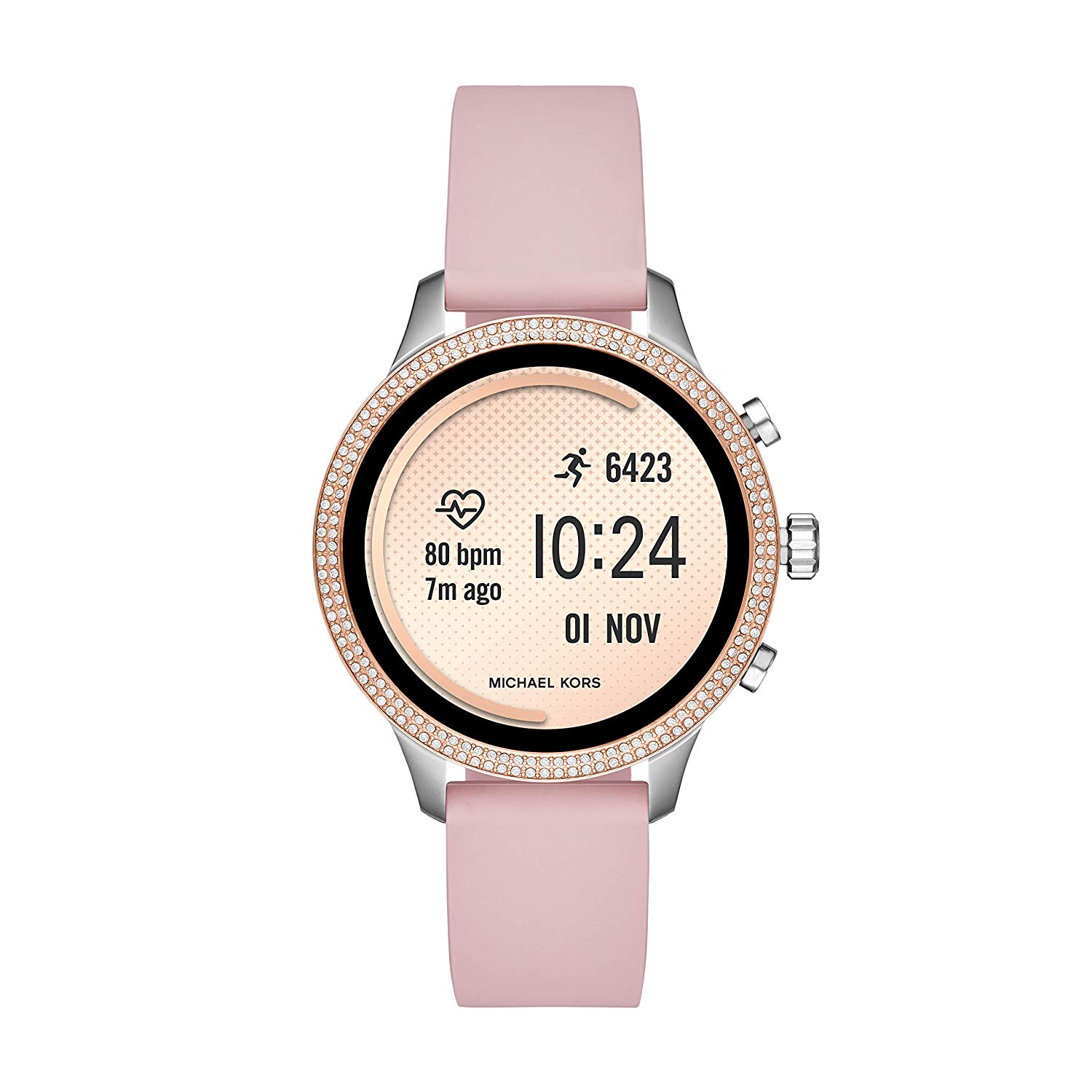 michael kors runway smartwatch pink